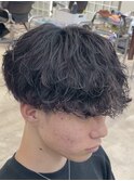シャドウパーマ/無造作パーマ/メンズマッシュ