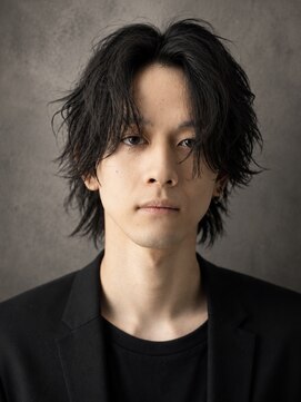 アウル 心斎橋(owl) センターパート×スパイラルパーマ×ウルフカット×men's髪型