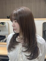 トト 船橋店(toto.)&nbsp;■ダークブルー/レイヤーカット/ミルクティーブロンド[船橋]