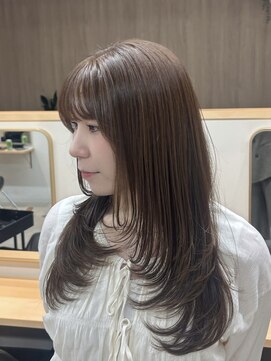 トト 船橋店(toto.) ■ダークブルー/レイヤーカット/ミルクティーブロンド[船橋]