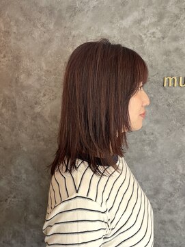 ムク(muku.) 軽さのある顔まわりレイヤーミディアム
