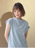 【ふんわり軽い】レイヤーボブ×小顔シルエット