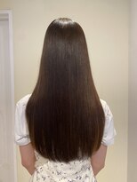 ヘアーアンドライフ ノベル(hair&life novel) 艶感ダークブラウンのナチュラルロング
