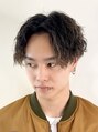 ルーメン 各務原(ROOO MEN)&nbsp;センターパート×ハイライト×縦落ちツイスパ