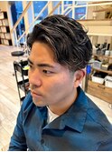 横須賀メンズカットメンズパーマニュアンスパーマセンターパート