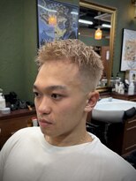 ソリズ ヘア クルー 池袋(SOLIZ HAIR CREW)&nbsp;バチイケ！ハイトーンベージュ