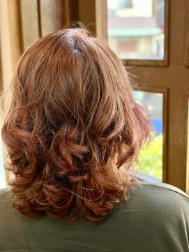 ヘアークローバー ｈairClover ピンクブラウン