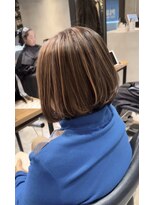 プラグ ヘアーデザイン 大名店(PLUG hair design)&nbsp;*ショートボブ/ショートヘア/脱白髪染め/白髪ぼかし/髪質改善
