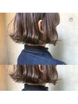 ビビト(bibito) bibito 切りっぱなしパーマボブ ナチュラルアッシュ