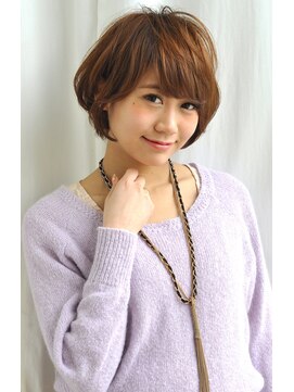 クラン(clan) 斜めバング大人可愛いメルティカラー