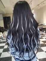 ヘアー アンド アイラッシュ エム(Hair EYELASH EX M)&nbsp;ダークブルーメッシュ★