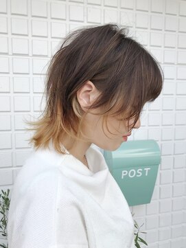 アミトヘアアンドサロン(amito hair&salon) おしゃれ女子に人気/マッシュウルフ/インナーカラー