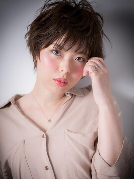 カバーヘア ブリス 大宮西口(COVER HAIR bliss) ふわくしゅ♪くせ毛風小顔マニッシュショートs大宮20代30代40代!