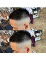 ザ オーダー(THE ORDER)&nbsp;スキンフェードカットクロップスタイルスパイキーショート