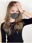 【MICHI 富田店　古作蓮】キャラメルベージュ　ロング