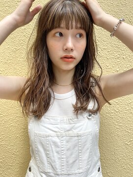 マイル 渋谷(mile) 柔らかブラウンベージュハイライト