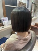 #ミニボブ　#切りっぱなしボブ