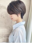 ショートボブ髪型【30代40代50代】ストレートパーマ116