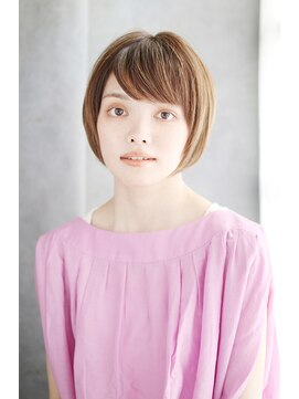 シュシュット(chouchoute) 吉祥寺3分/透明感セクションカラー外ハネボブペールベージュ/088