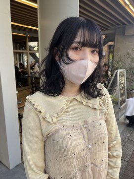 カノエ 宇部小串店(canoe) 顔周りレイヤー/髪質改善縮毛矯正/髪質改善/韓国風/韓国ヘア