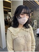 顔周りレイヤー/髪質改善縮毛矯正/髪質改善/韓国風/韓国ヘア