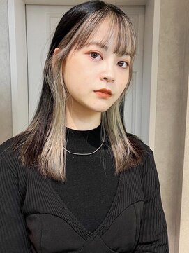 ゼストララ(ZEST Lara) ダブルカラー韓国顔周りハイトーン×ショコラアッシュ【吉祥寺】