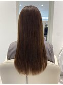 酸性ストレートサラ艶ヘア