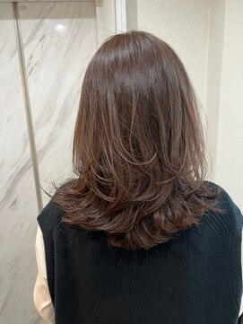 ネウィ 八王子(newi) 髪質改善/酸性ストレート/透明感/マロンベージュ/韓国/暗髪