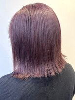 ツキ 横浜店(tuki)&nbsp;ダブルカラーピンクベージュベージュカラーケアブリーチミニボブ