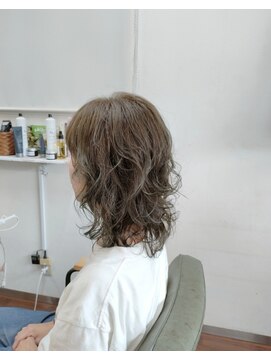 ヘアサロンシルク(Hair Salon Silk) オリーブベージュカラー