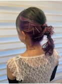 ツインアレンジ○ヘアアレンジ