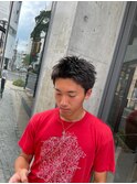 スパイキーショートメンズカットパーマ