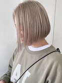 ミルクティーベージュダブルカラーインナーカラーケアブリーチ
