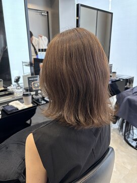 ハルキ ミナト ジャパン フクオカ(HARUKI MINATO japan FUK) ミディアムレイヤー／髪質改善/顔まわり/ブリーチなし