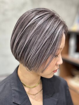 オルズ 渋谷(ALLZ) グレーケアブリーチハイトーンカラー髪質改善トリートメント