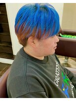 サロンドハル(salon de HAL)&nbsp;赤×青ツートンカラー