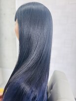 エース 朝霞店(Ace) 【ブルーブラック】サラ艶/ロングヘアー/30代~50代/髪質改善