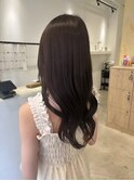くびれヘア縮毛矯正アプリコットオレンジ夏ハイライト《用賀》