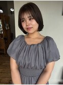 丸みボブ◎