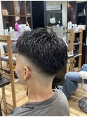 短髪フェード