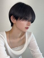 ロンドプロフィール 浦和(Lond profil)&nbsp;大人可愛い20代30代40代黒髪前下がりショートボブ丸みショート◎