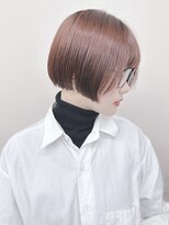 ラウンジ モリオ イケブクロ(Lounge MORIO Ikebukuro) リップラインボブミニボブ切りっぱなしボブぱっつんボブ小顔ボブ