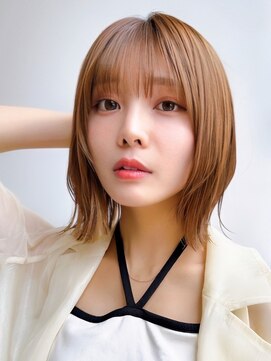 セイドット リー(Say. Ree) Say.外ハネボブヘーゼルグレージュアッシュブロンド表参道青山