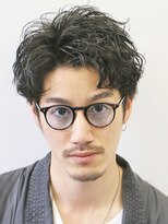 ネクスト 渋谷(NEXT)&nbsp;MEN’S HAIR/ブルーブラック/フェザーパーマ/渋谷ア