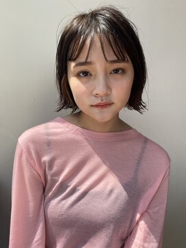 ガーデントウキョウ(GARDEN Tokyo) ボブ/暗髪/ボブ/シースルーバング/小顔カット/外ハネ