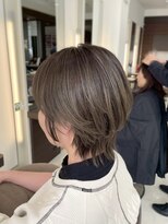 ブルーテーフ(Bleu Terre)&nbsp;ショートウルフ×オリーブグレージュ
