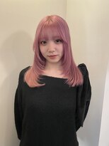 カシェル(cashel kishaba)&nbsp;『ピンク　レイヤーカット』