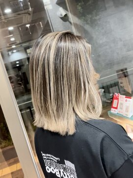 ラビマーニ 吹田店(Labimani) 【Labimani】ボブでも可愛い明るめバレイヤージュ