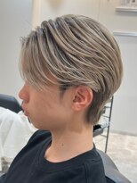 ダズルヘアーエイチ(DAZZLE hair H)&nbsp;バイレイヤージュ/ブリーチダブルカラー韓国西区学割U24[men's]