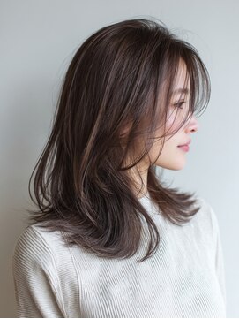 ニア 栄(nia) 栄　髪質改善　　美髪　艶髪　柔らかセミロング